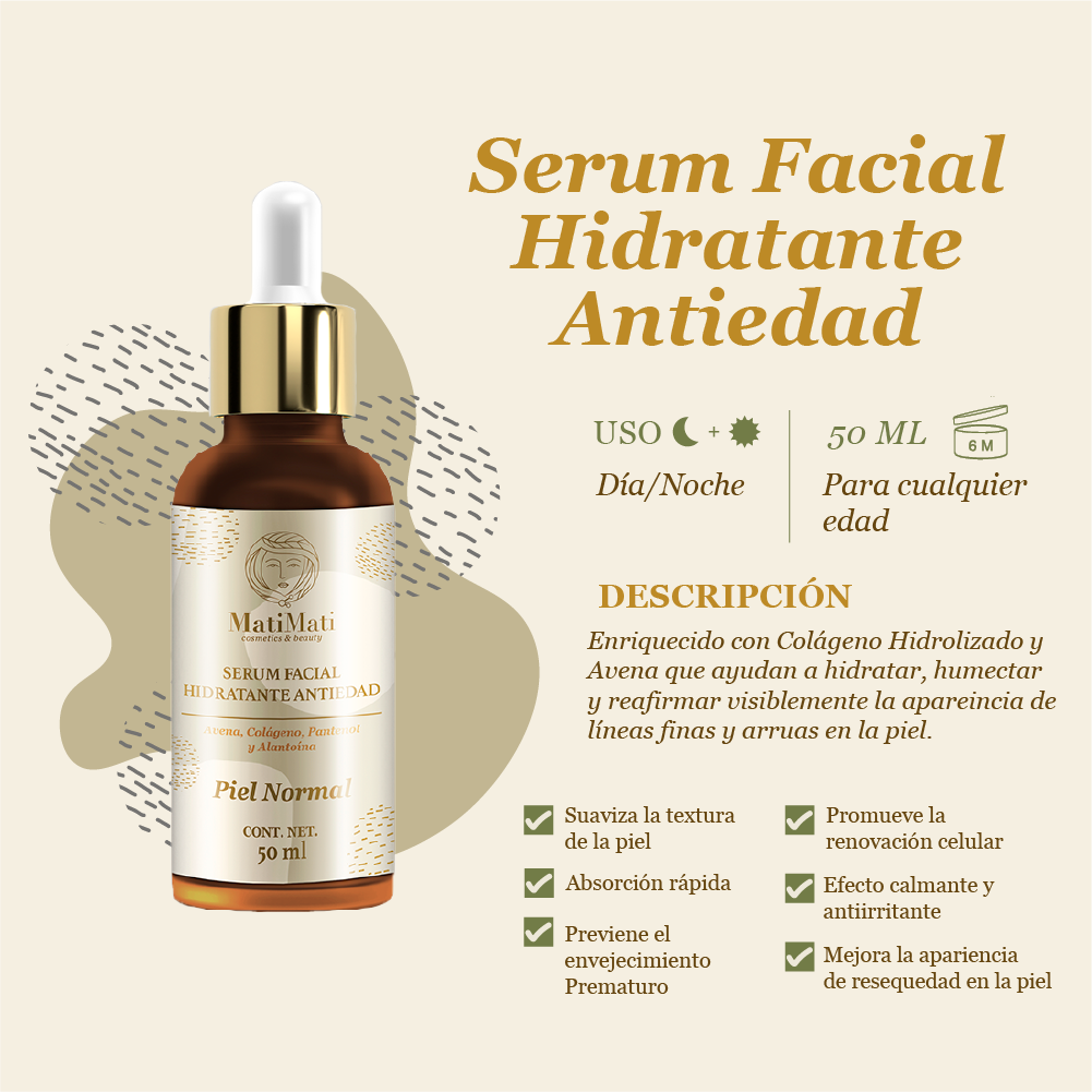 MatiMati - Serum Facial Hidratante Antiedad