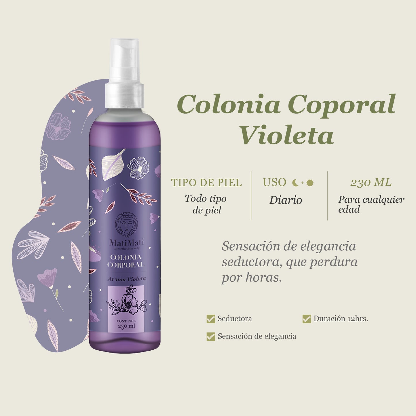 MatiMati - Colonia Corporal Violeta