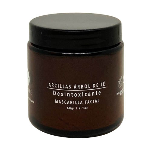 Xixanthé - Mascarilla Facial Desintoxicante Arcillas Árbol De Te